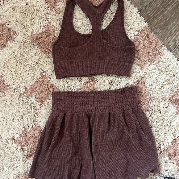 Z Supply Maroon lounge  Two-Piece Set - Picture 9 of 10